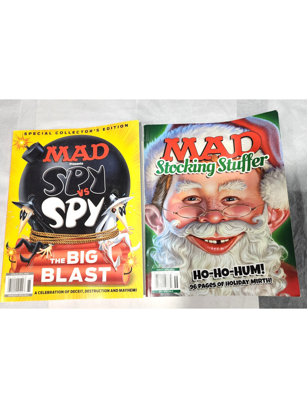 MAD Magazine 2025 Special Collectors Edition Lot 2 Spy vs Spy Stocking Stuffer